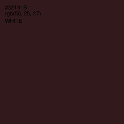 #32191B - Cocoa Brown Color Image
